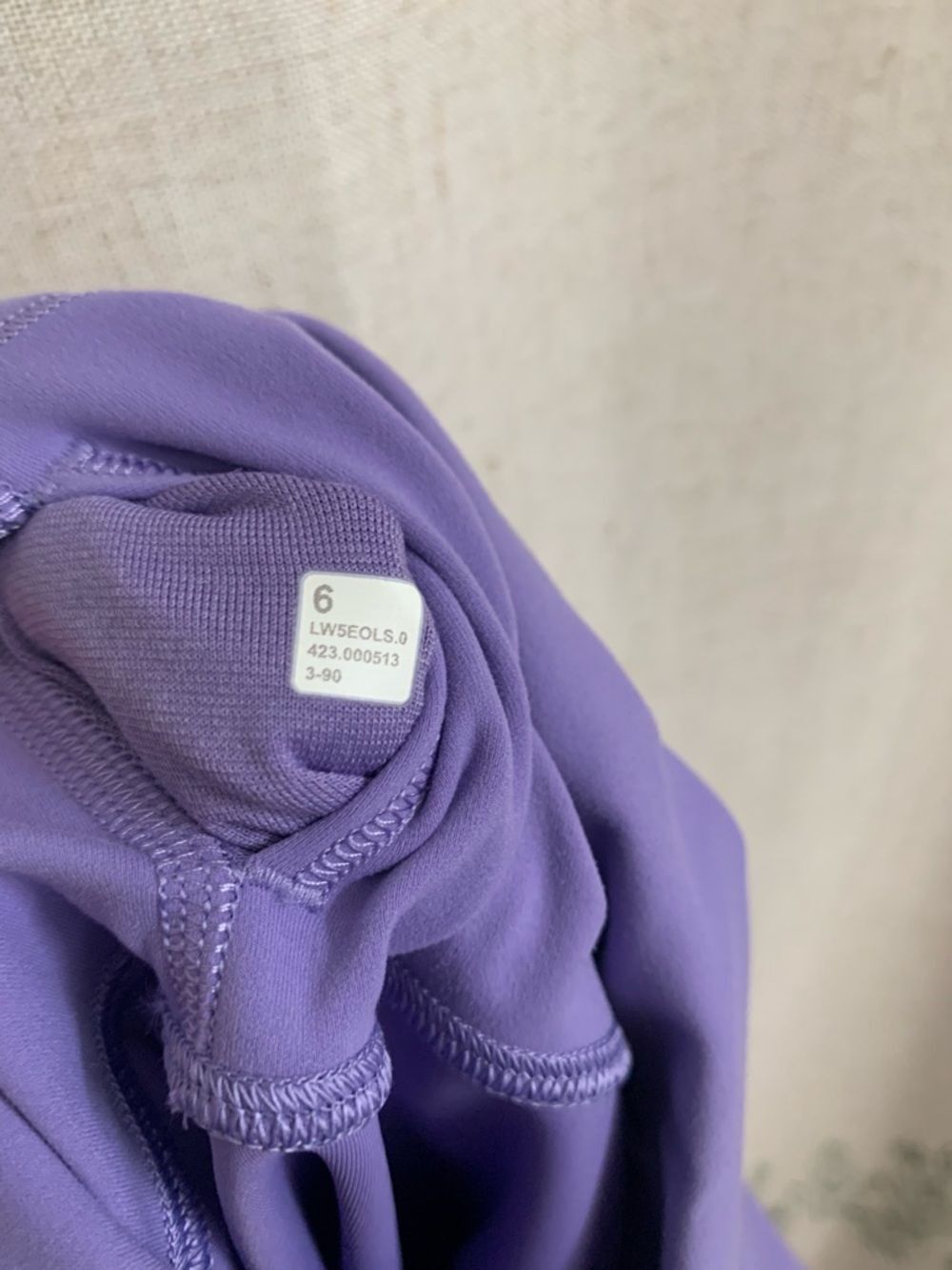 lululemon Wunder Train 28” New w/o Tags Dark Lavender Performance Leggings 6 - Picture 11 of 11